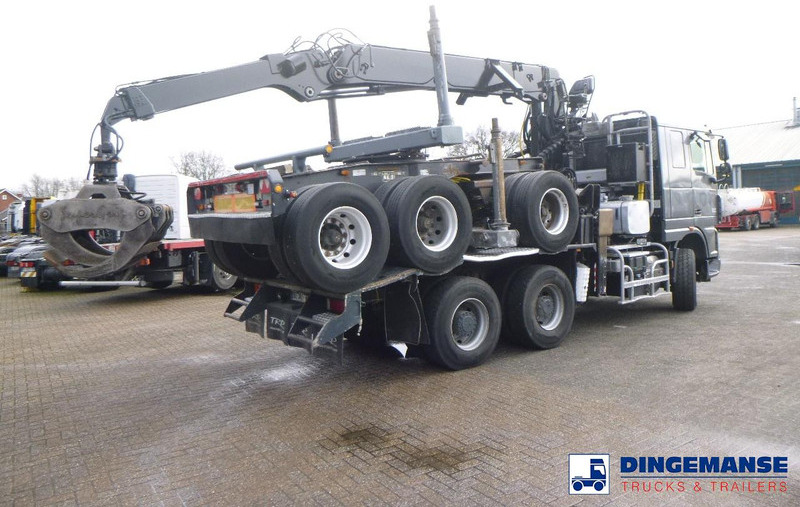DAF XF 105.510 6x4 + Loglift F281S83 crane / timber truck + dolly - Kamion sa dizalicom: slika 4 DAF XF 105.510 6x4 + Loglift F281S83 crane / timber truck + dolly - Kamion sa dizalicom: slika 4