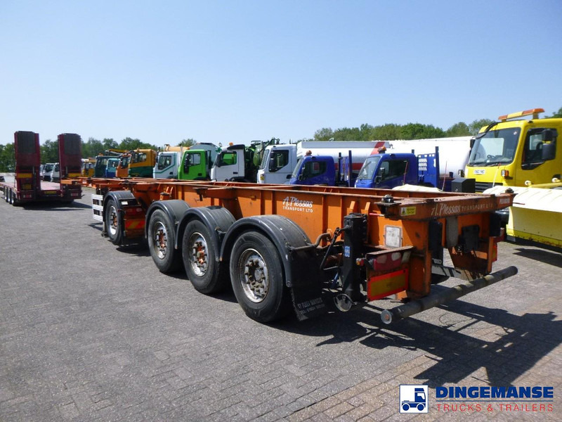 Dennison 4-axle container combi trailer (3 + 1 axles) 20-30-40-45 ft - Poluprikolica za prevoz kontejnera/ Poluprikolica sa promenjivim sandukom: slika 3 Dennison 4-axle container combi trailer (3 + 1 axles) 20-30-40-45 ft - Poluprikolica za prevoz kontejnera/ Poluprikolica sa promenjivim sandukom: slika 3