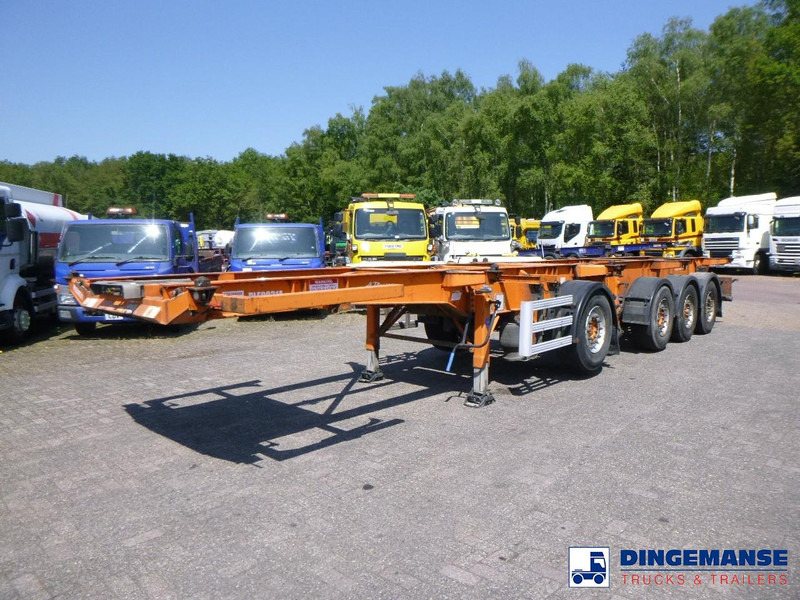 Dennison 4-axle container combi trailer (3 + 1 axles) 20-30-40-45 ft - Poluprikolica za prevoz kontejnera/ Poluprikolica sa promenjivim sandukom: slika 1 Dennison 4-axle container combi trailer (3 + 1 axles) 20-30-40-45 ft - Poluprikolica za prevoz kontejnera/ Poluprikolica sa promenjivim sandukom: slika 1