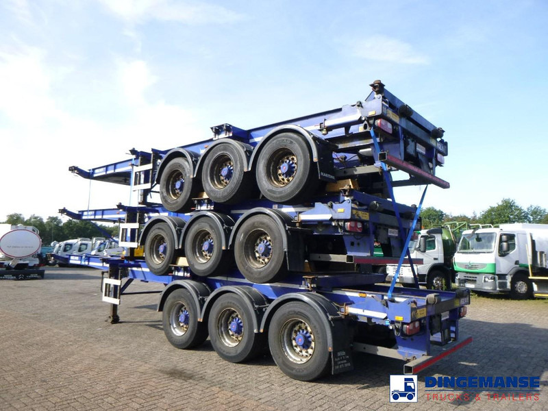 Dennison Stack - 3 x container trailer 20-30-40-45 ft - Poluprikolica za prevoz kontejnera/ Poluprikolica sa promenjivim sandukom: slika 3 Dennison Stack - 3 x container trailer 20-30-40-45 ft - Poluprikolica za prevoz kontejnera/ Poluprikolica sa promenjivim sandukom: slika 3