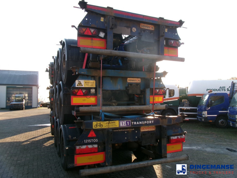 Kamion za prevoz kontejnera/ Kamion sa promenjivim sandukom Dennison Stack - 3 x splitter container chassis 20-30-40-45 ft: slika 8