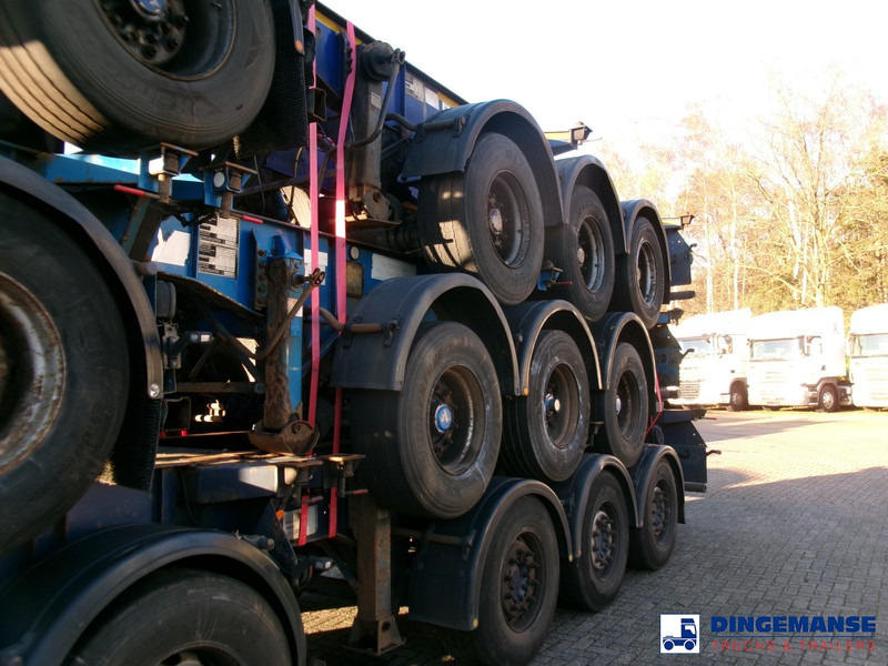 Kamion za prevoz kontejnera/ Kamion sa promenjivim sandukom Dennison Stack - 3 x splitter container chassis 20-30-40-45 ft: slika 7