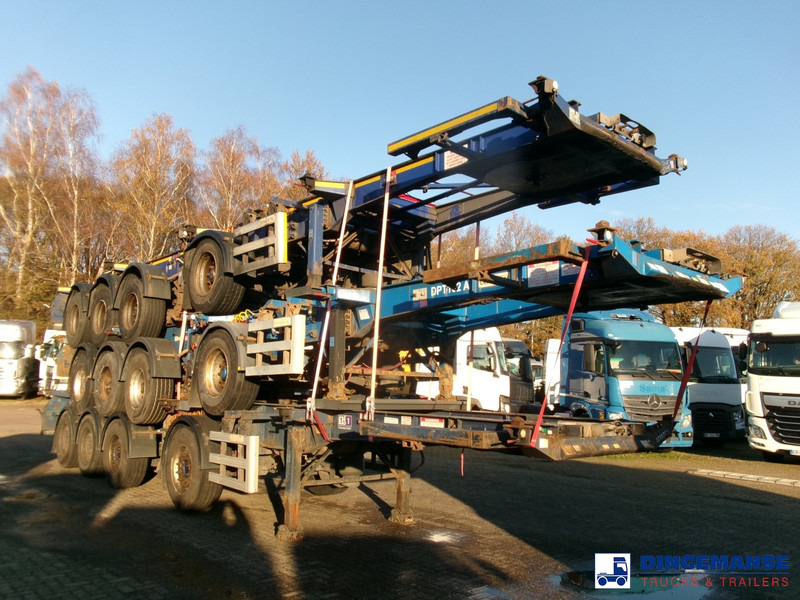 Dennison Stack - 3 x splitter container chassis 20-30-40-45 ft - Poluprikolica za prevoz kontejnera/ Poluprikolica sa promenjivim sandukom: slika 2 Dennison Stack - 3 x splitter container chassis 20-30-40-45 ft - Poluprikolica za prevoz kontejnera/ Poluprikolica sa promenjivim sandukom: slika 2