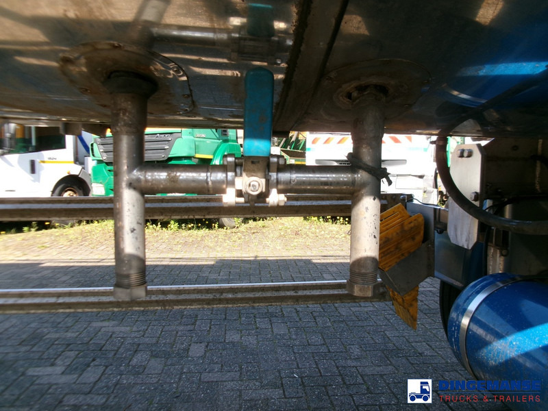 Poluprikolica cisterna Feldbinder Chemical tank (non-ADR) inox 30 m3 / 1 comp + pump: slika 6