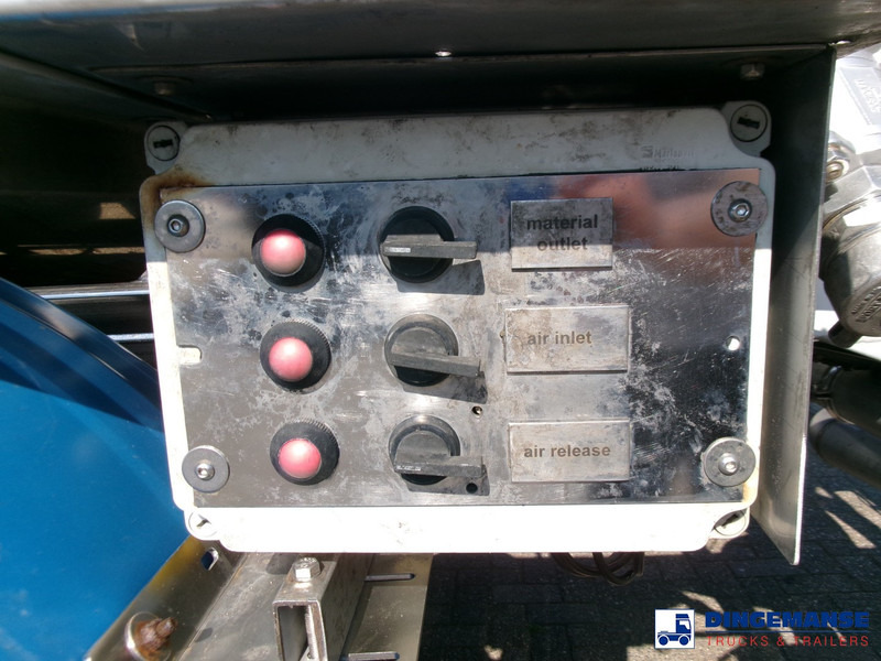 Poluprikolica cisterna Feldbinder Chemical tank (non-ADR) inox 30 m3 / 1 comp + pump: slika 13