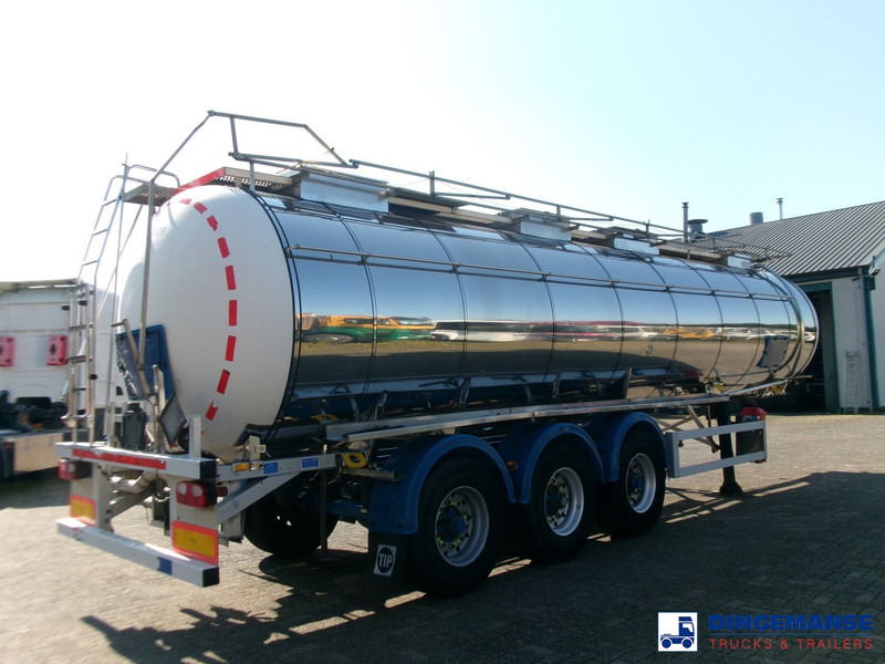 Feldbinder Chemical tank (non-ADR) inox 30 m3 / 1 comp + pump - Poluprikolica cisterna: slika 3 Feldbinder Chemical tank (non-ADR) inox 30 m3 / 1 comp + pump - Poluprikolica cisterna: slika 3