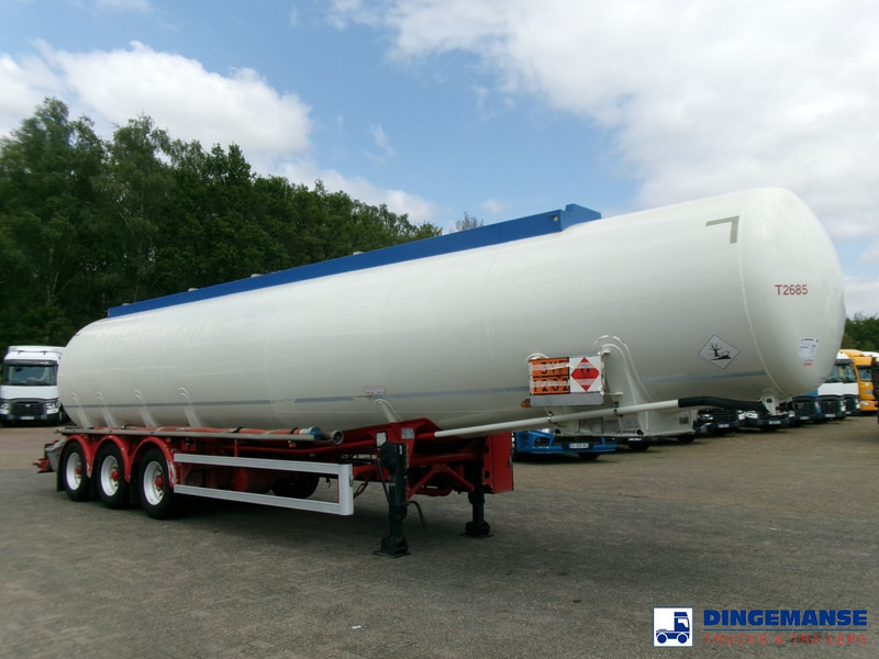 Feldbinder Fuel tank alu 44.6 m3 + pump - Poluprikolica cisterna: slika 2 Feldbinder Fuel tank alu 44.6 m3 + pump - Poluprikolica cisterna: slika 2