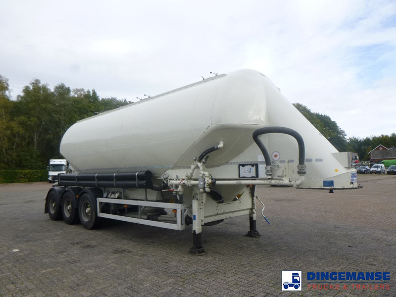 Feldbinder Powder tank alu 40 m3 / 1 comp + compressor - Poluprikolica cisterna: slika 2 Feldbinder Powder tank alu 40 m3 / 1 comp + compressor - Poluprikolica cisterna: slika 2