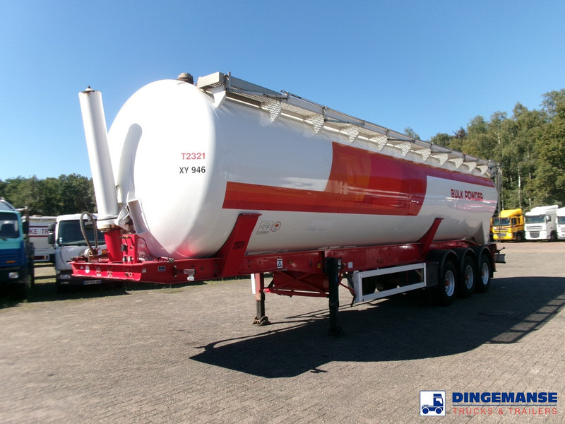 Feldbinder Powder tank alu (tipping) 60 m3 - Poluprikolica cisterna: slika 1 Feldbinder Powder tank alu (tipping) 60 m3 - Poluprikolica cisterna: slika 1