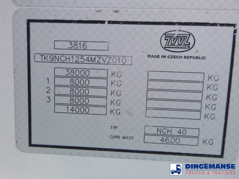 Poluprikolica cisterna Heil / ZVVZ Powder tank alu 40 m3 / 1 comp: slika 12