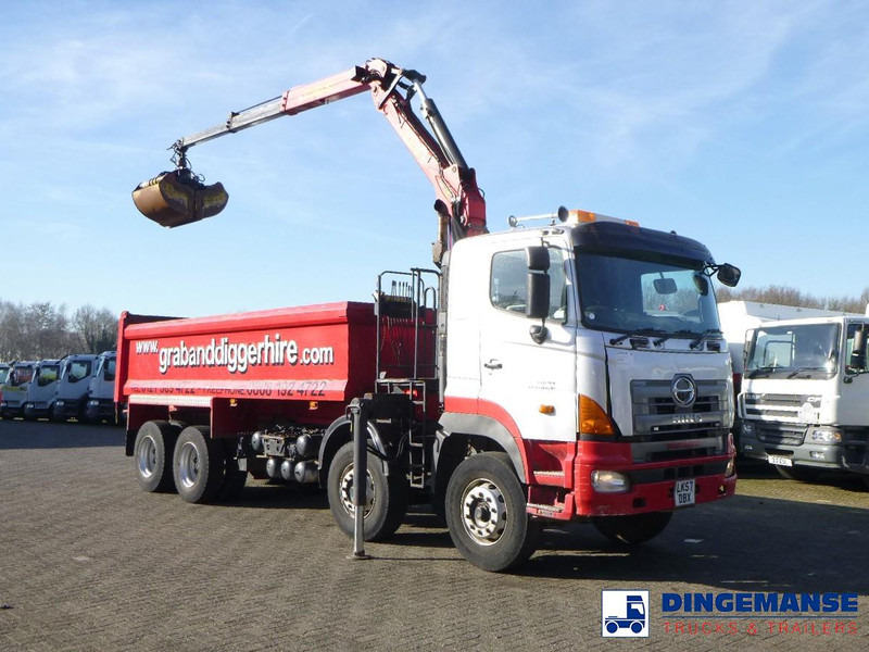 Hino FY1EUKA 8x4 tipper RHD + Palfinger E120L + grapple - Kamion sa dizalicom: slika 5 Hino FY1EUKA 8x4 tipper RHD + Palfinger E120L + grapple - Kamion sa dizalicom: slika 5