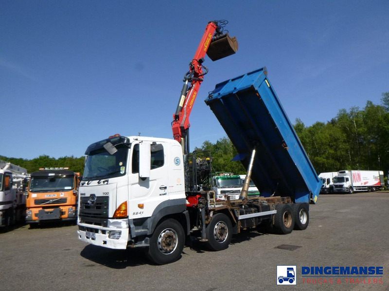 Hino FY1EUKA RHD + Palfinger E120L + grapple - Kamion sa dizalicom: slika 1 Hino FY1EUKA RHD + Palfinger E120L + grapple - Kamion sa dizalicom: slika 1