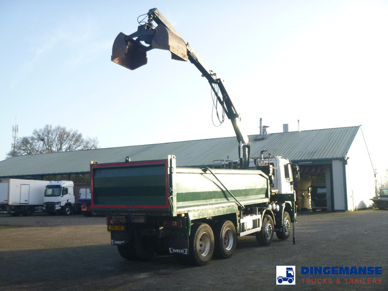 Kamion sa dizalicom Iveco AD340T36 8x4 RHD tipper + HMF 1244 Z1: slika 7