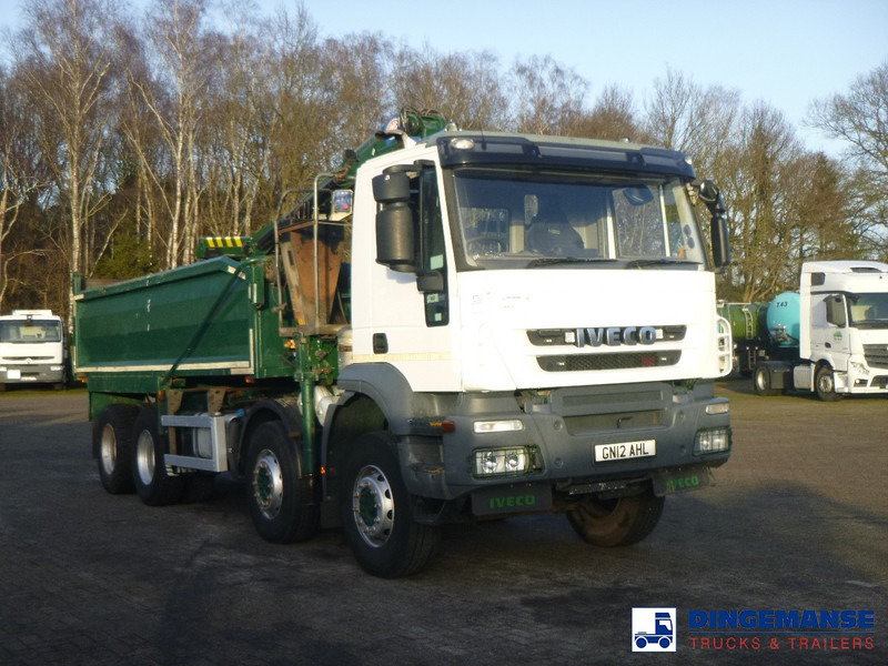 Kamion sa dizalicom Iveco AD340T36 8x4 RHD tipper + HMF 1244 Z1: slika 9