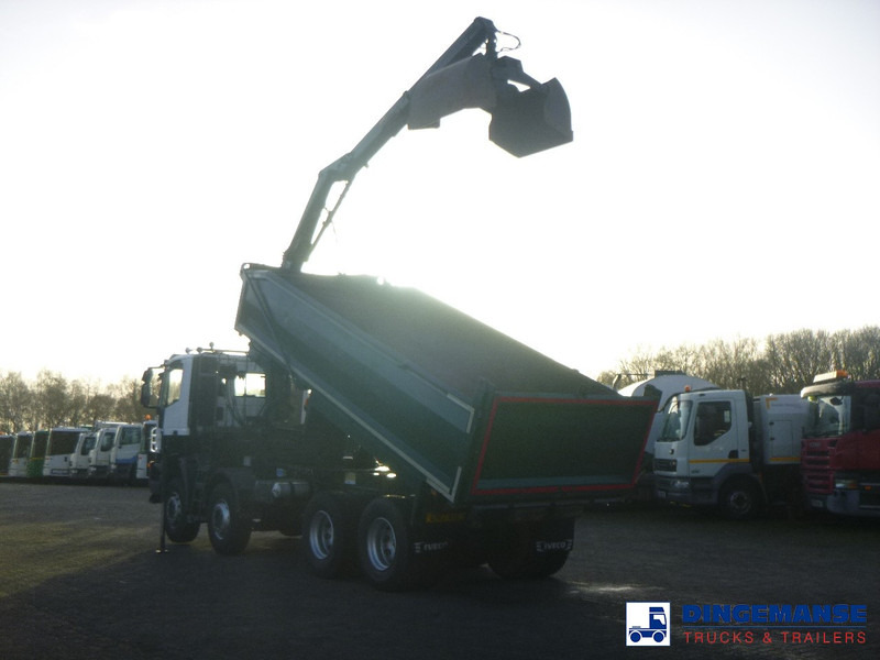 Iveco AD340T36 8x4 RHD tipper + HMF 1244 Z1 - Kamion sa dizalicom: slika 4 Iveco AD340T36 8x4 RHD tipper + HMF 1244 Z1 - Kamion sa dizalicom: slika 4