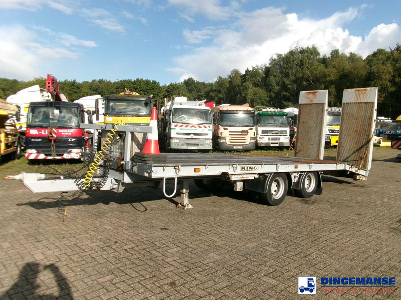 KING 2-axle platform drawbar trailer 14t + ramps - Plato prikolica: slika 1 KING 2-axle platform drawbar trailer 14t + ramps - Plato prikolica: slika 1