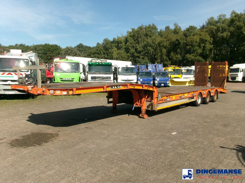 KING 3-axle semi-lowbed trailer 44T + ramps - Niska poluprikolica za prevoz: slika 1 KING 3-axle semi-lowbed trailer 44T + ramps - Niska poluprikolica za prevoz: slika 1