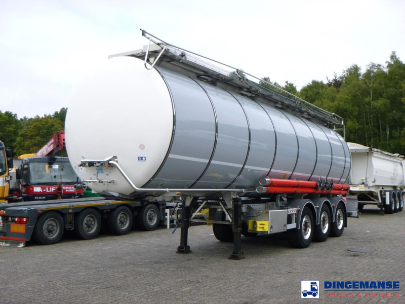 Kässbohrer Chemical tank inox L4BH 37.5 m3 / 1 comp - Poluprikolica cisterna: slika 1 Kässbohrer Chemical tank inox L4BH 37.5 m3 / 1 comp - Poluprikolica cisterna: slika 1