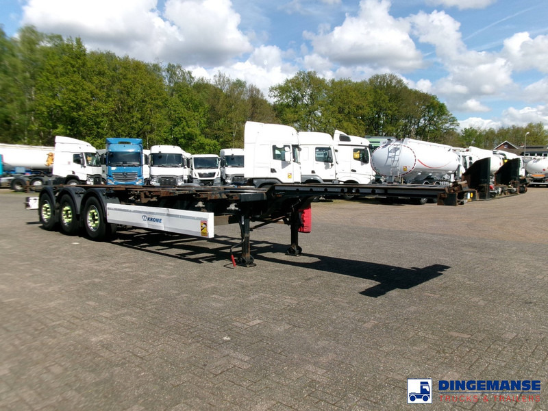 Krone 3-axle container trailer 20-30-40-45 ft DA08LNA - Poluprikolica za prevoz kontejnera/ Poluprikolica sa promenjivim sandukom: slika 2 Krone 3-axle container trailer 20-30-40-45 ft DA08LNA - Poluprikolica za prevoz kontejnera/ Poluprikolica sa promenjivim sandukom: slika 2