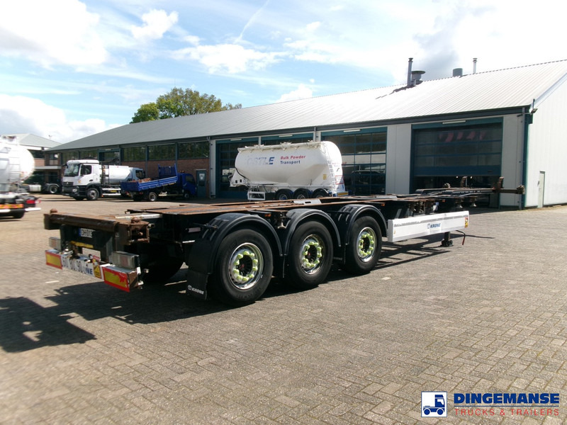Krone 3-axle container trailer 20-30-40-45 ft DA08LNA - Poluprikolica za prevoz kontejnera/ Poluprikolica sa promenjivim sandukom: slika 4 Krone 3-axle container trailer 20-30-40-45 ft DA08LNA - Poluprikolica za prevoz kontejnera/ Poluprikolica sa promenjivim sandukom: slika 4