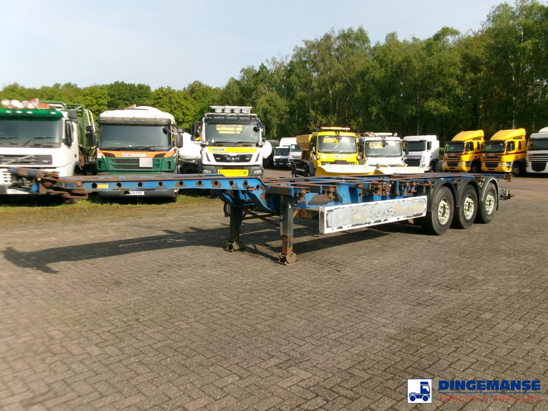 Krone 3-axle container trailer 20-30-40-45 ft SDC27 - Poluprikolica za prevoz kontejnera/ Poluprikolica sa promenjivim sandukom: slika 1 Krone 3-axle container trailer 20-30-40-45 ft SDC27 - Poluprikolica za prevoz kontejnera/ Poluprikolica sa promenjivim sandukom: slika 1