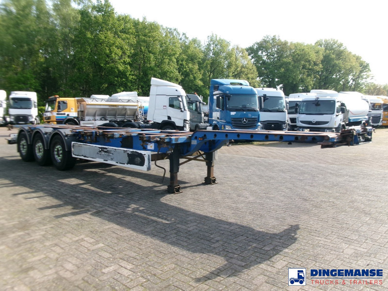 Krone 3-axle container trailer 20-30-40-45 ft SDC27 - Poluprikolica za prevoz kontejnera/ Poluprikolica sa promenjivim sandukom: slika 2 Krone 3-axle container trailer 20-30-40-45 ft SDC27 - Poluprikolica za prevoz kontejnera/ Poluprikolica sa promenjivim sandukom: slika 2
