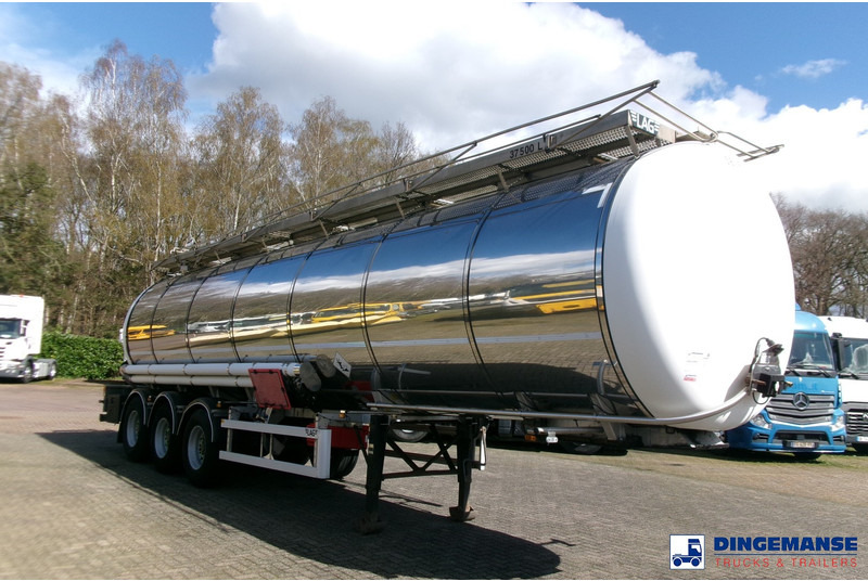 LAG Chemical tank inox 37.5 m3 / 1 comp + pump - Poluprikolica cisterna: slika 2 LAG Chemical tank inox 37.5 m3 / 1 comp + pump - Poluprikolica cisterna: slika 2