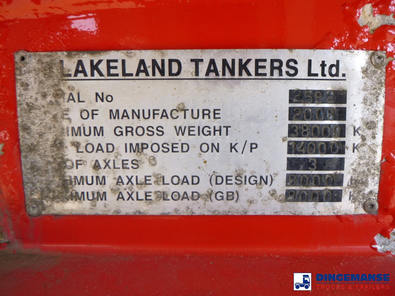 Poluprikolica cisterna Lakeland Fuel tank alu 42.8 m3 / 6 comp: slika 19