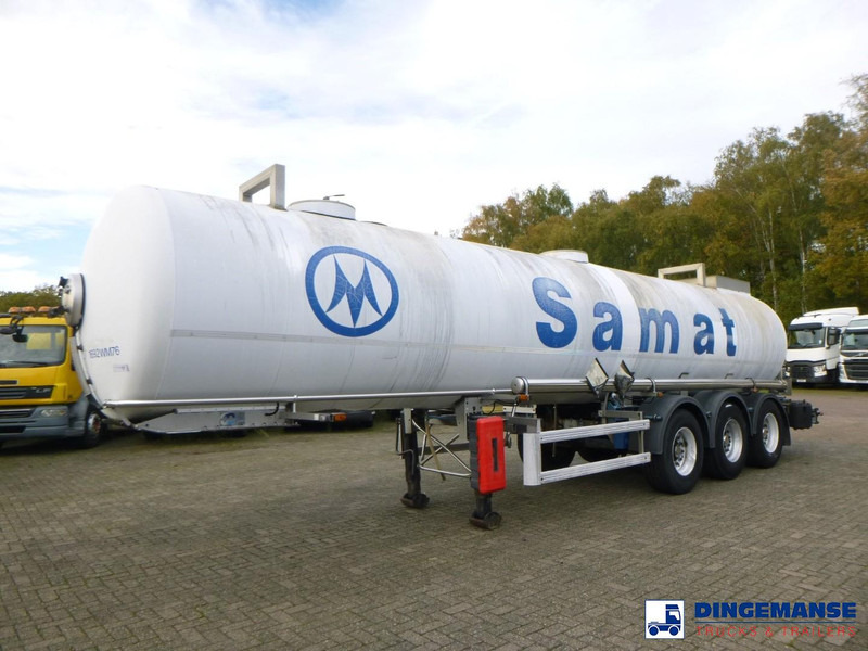 MAISONNEUVE Chemical ACID tank inox L4BH 22.4 m3 / 1 comp (caustic soda) - Poluprikolica cisterna: slika 1 MAISONNEUVE Chemical ACID tank inox L4BH 22.4 m3 / 1 comp (caustic soda) - Poluprikolica cisterna: slika 1