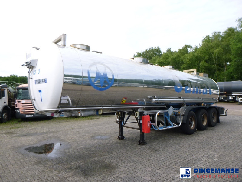 MAISONNEUVE Chemical tank inox 26 m3 / 1 comp - Poluprikolica cisterna: slika 1 MAISONNEUVE Chemical tank inox 26 m3 / 1 comp - Poluprikolica cisterna: slika 1