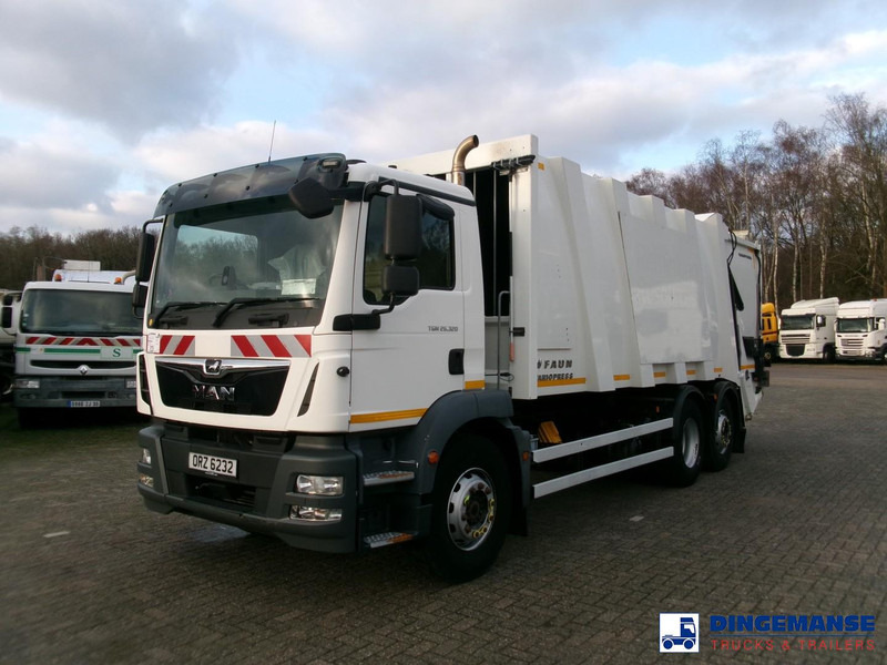 MAN TGM 26.320 6X2 Euro 6 RHD Faun refuse truck - Kamion za smeće: slika 1 MAN TGM 26.320 6X2 Euro 6 RHD Faun refuse truck - Kamion za smeće: slika 1
