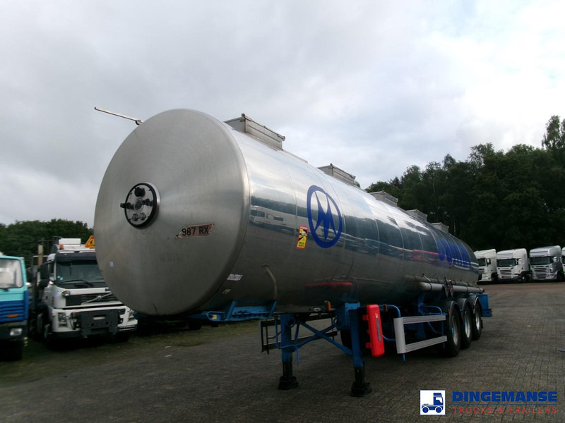 Magyar Chemical tank inox 32.5m3 / 1 comp - Poluprikolica cisterna: slika 1 Magyar Chemical tank inox 32.5m3 / 1 comp - Poluprikolica cisterna: slika 1