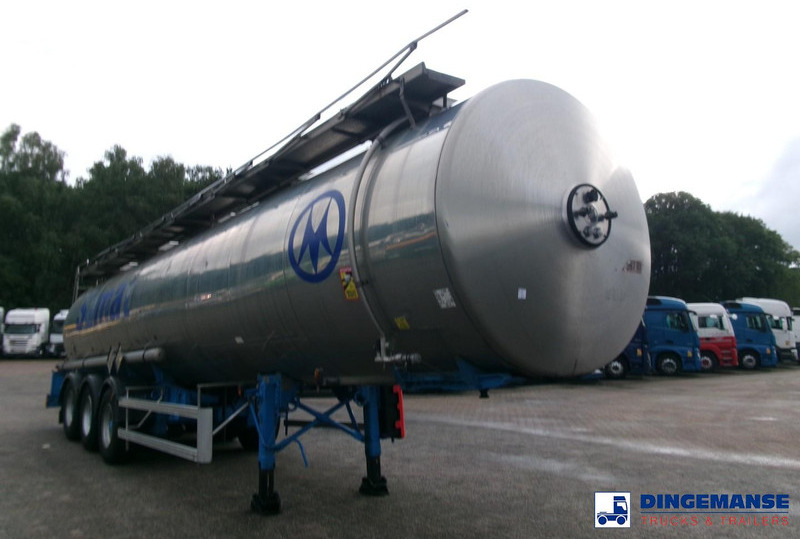 Magyar Chemical tank inox 32.5m3 / 1 comp - Poluprikolica cisterna: slika 2 Magyar Chemical tank inox 32.5m3 / 1 comp - Poluprikolica cisterna: slika 2
