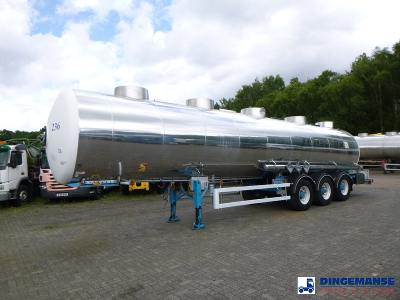 Magyar Chemical tank inox 33 m3 / 1 comp - Poluprikolica cisterna: slika 1 Magyar Chemical tank inox 33 m3 / 1 comp - Poluprikolica cisterna: slika 1