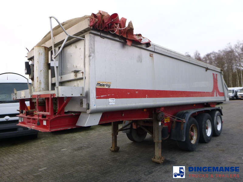 Meierling Tipper trailer alu 21 m3 + tarpaulin - Dostavno vozilo istovarivač: slika 1 Meierling Tipper trailer alu 21 m3 + tarpaulin - Dostavno vozilo istovarivač: slika 1