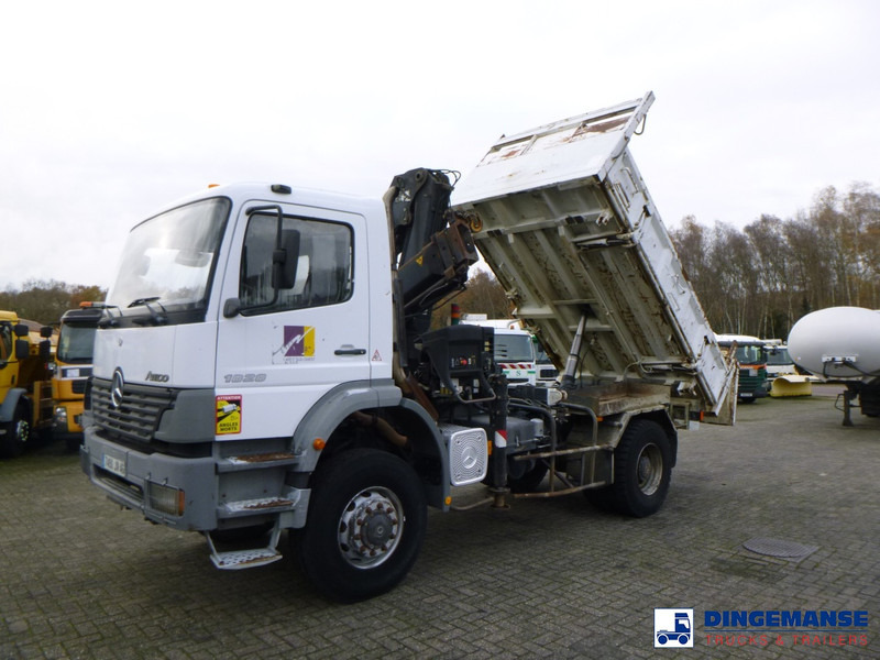 Mercedes-Benz Atego 1828 4x4 tipper + Hiab 166 B-2 CL - Kamion sa dizalicom: slika 1 Mercedes-Benz Atego 1828 4x4 tipper + Hiab 166 B-2 CL - Kamion sa dizalicom: slika 1
