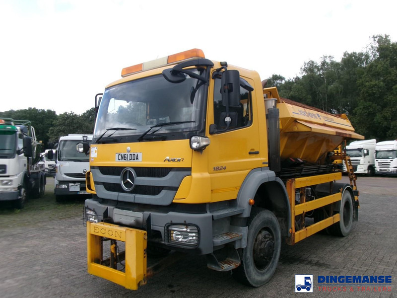 Mercedes-Benz Axor 1824 4x4 RHD salt spreader / gritter - Vozilo za čišćenje snega: slika 1 Mercedes-Benz Axor 1824 4x4 RHD salt spreader / gritter - Vozilo za čišćenje snega: slika 1
