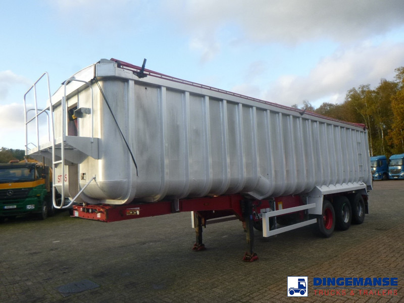 Montracon Tipper trailer alu 53.6 m3 + tarpaulin - Dostavno vozilo istovarivač: slika 1 Montracon Tipper trailer alu 53.6 m3 + tarpaulin - Dostavno vozilo istovarivač: slika 1