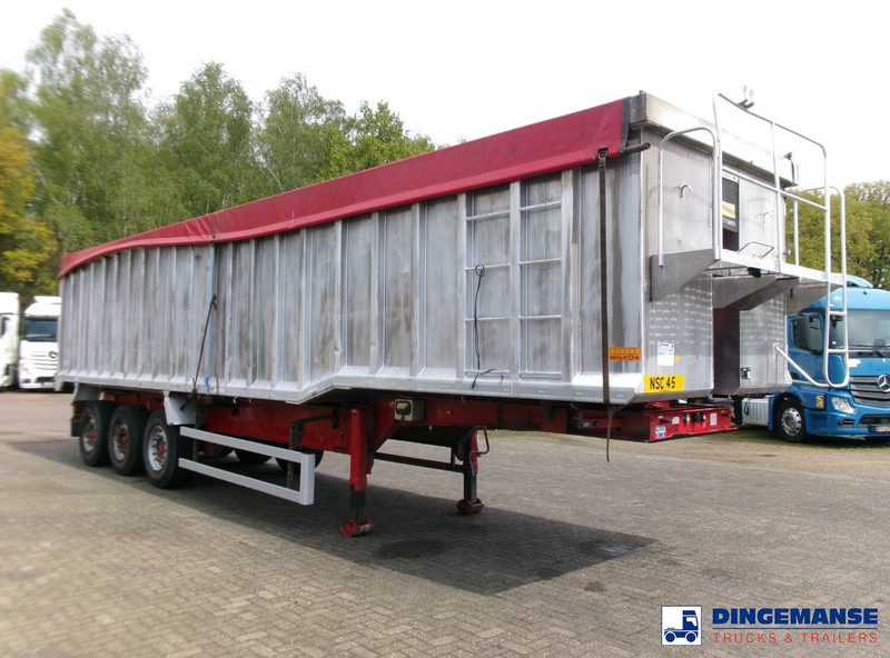 Montracon Tipper trailer alu 55 m3 + tarpaulin - Poluprikolica istovarivača: slika 2 Montracon Tipper trailer alu 55 m3 + tarpaulin - Poluprikolica istovarivača: slika 2