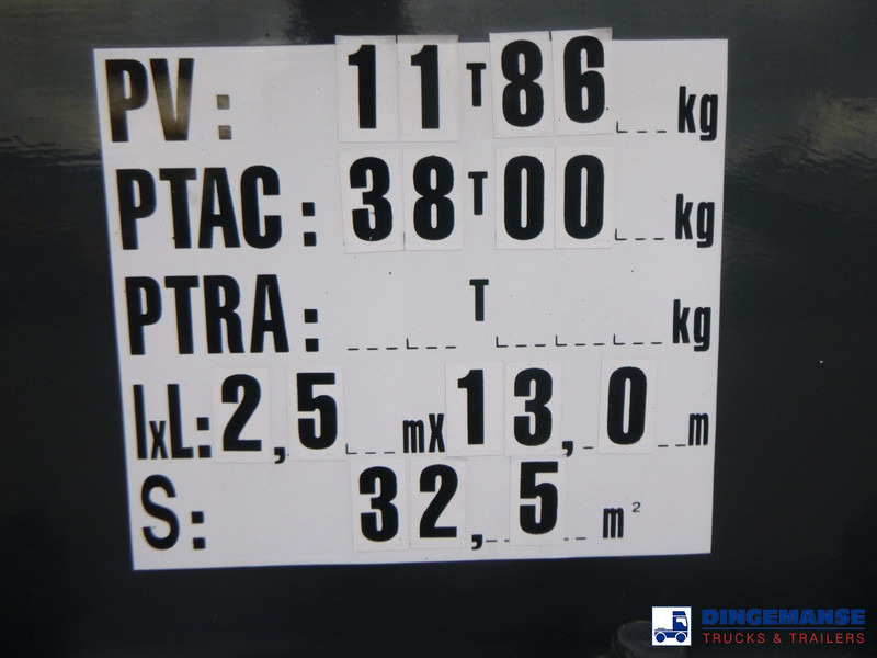 Poluprikolica cisterna ROBINE Gas tank steel 51.5 m3 / 1 comp: slika 17
