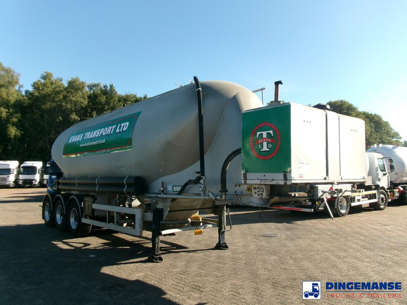 SPITZER Powder tank alu 37 m3 / 1 comp + compressor - Poluprikolica cisterna: slika 2 SPITZER Powder tank alu 37 m3 / 1 comp + compressor - Poluprikolica cisterna: slika 2