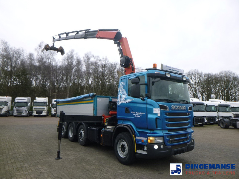 Scania R 500 8X2 tipper + Palfinger PK27001 EHD - Kamion sa dizalicom: slika 2 Scania R 500 8X2 tipper + Palfinger PK27001 EHD - Kamion sa dizalicom: slika 2