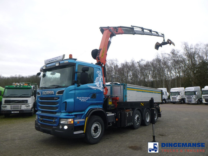 Scania R 500 8X2 tipper + Palfinger PK27001 EHD - Kamion sa dizalicom: slika 1 Scania R 500 8X2 tipper + Palfinger PK27001 EHD - Kamion sa dizalicom: slika 1