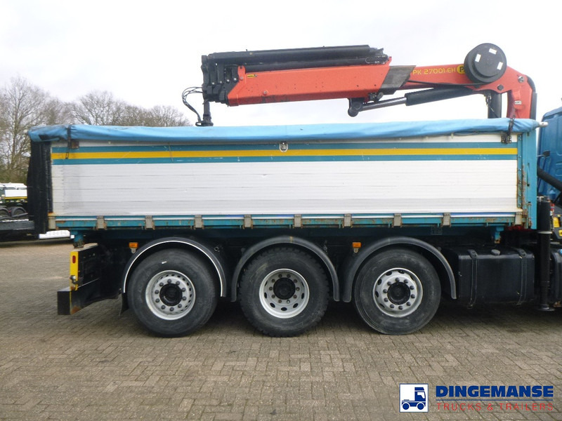 Kamion sa dizalicom Scania R 500 8X2 tipper + Palfinger PK27001 EHD: slika 14