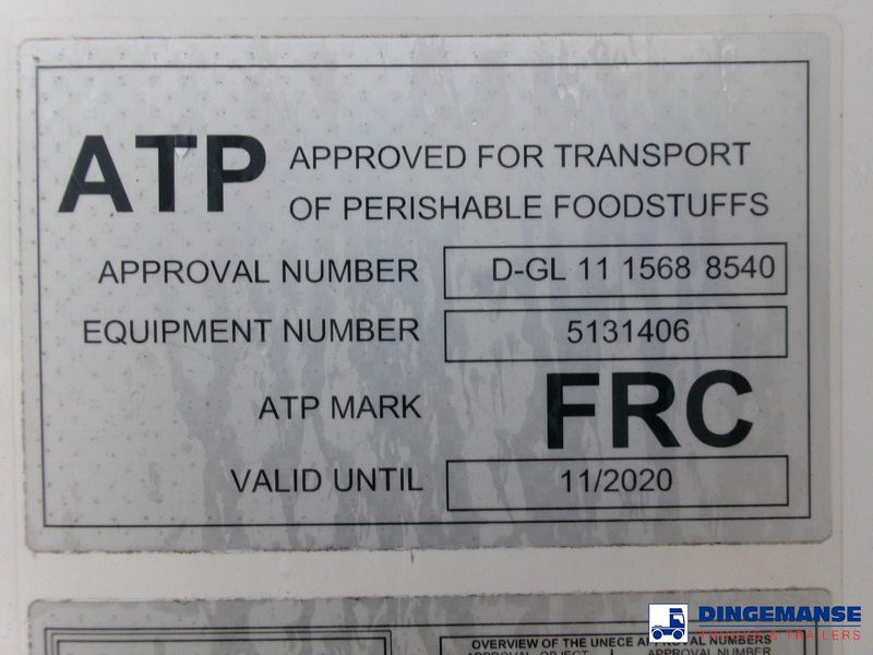Poluprikolica hladnjače Schmitz Cargobull Frigo trailer + Carrier Vector 1550: slika 16