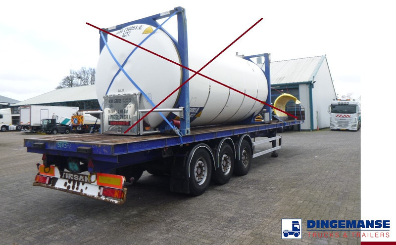 Plato poluprikolica Tirsan 3 axle Platform trailer: slika 8