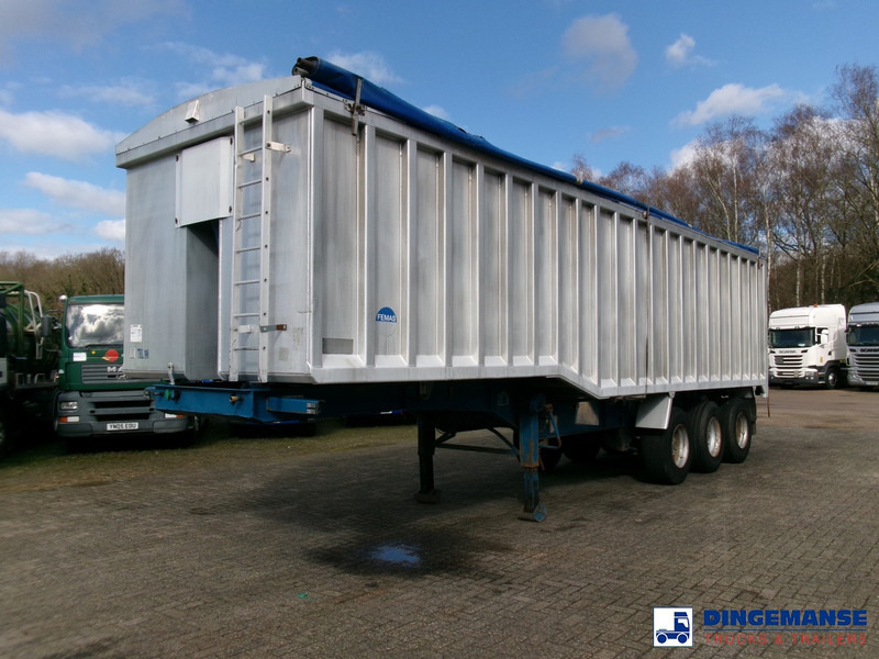 UNITED TRAILERS Tipper trailer alu 52 m3 + tarpaulin - Dostavno vozilo istovarivač: slika 1 UNITED TRAILERS Tipper trailer alu 52 m3 + tarpaulin - Dostavno vozilo istovarivač: slika 1