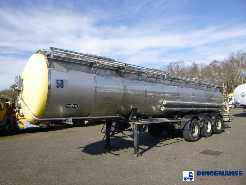 Van Hool Chemical tank inox 24 m3 / 1 comp - Poluprikolica cisterna: slika 1 Van Hool Chemical tank inox 24 m3 / 1 comp - Poluprikolica cisterna: slika 1