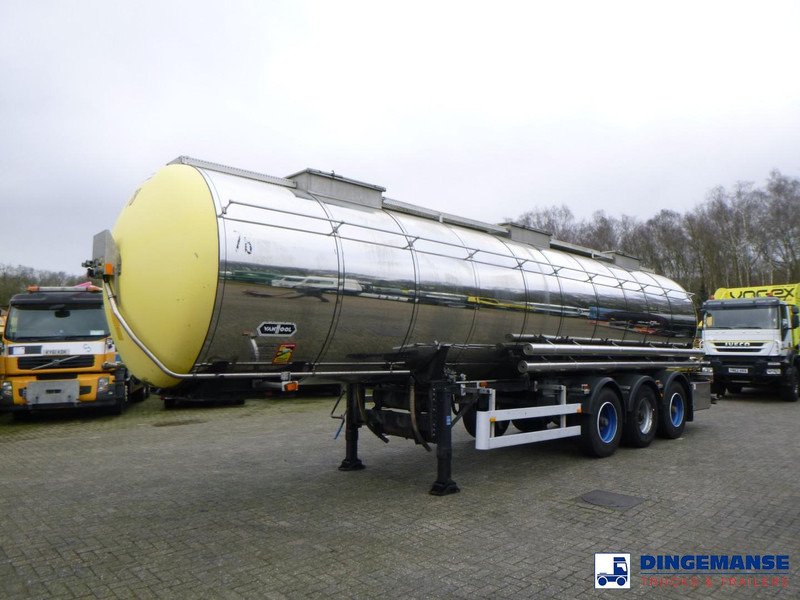 Van Hool Chemical tank inox 30 m3 / 1 comp - Poluprikolica cisterna: slika 1 Van Hool Chemical tank inox 30 m3 / 1 comp - Poluprikolica cisterna: slika 1