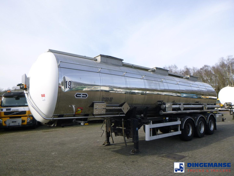 Van Hool Chemical tank inox 30 m3 / 3 comp - Poluprikolica cisterna: slika 1 Van Hool Chemical tank inox 30 m3 / 3 comp - Poluprikolica cisterna: slika 1